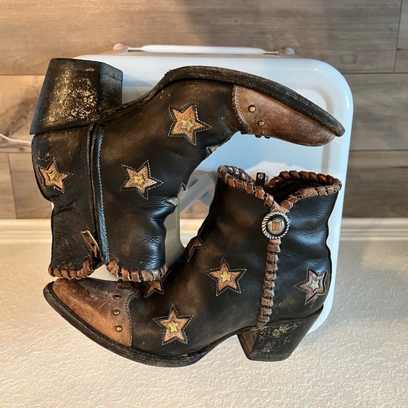 Old Gringo Yippee Ki Yay - Glamis - star ankle boots - 7.5 - Picture 2 of 7